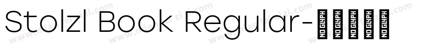Stolzl Book Regular字体转换
